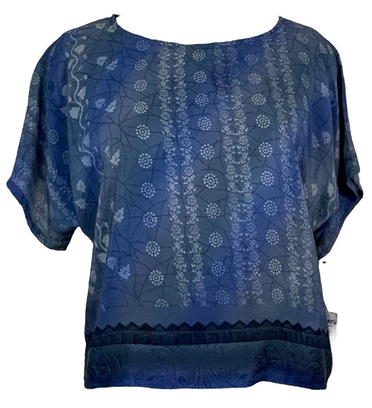 PRC5738 Avatar Pure Silk Boxy Top