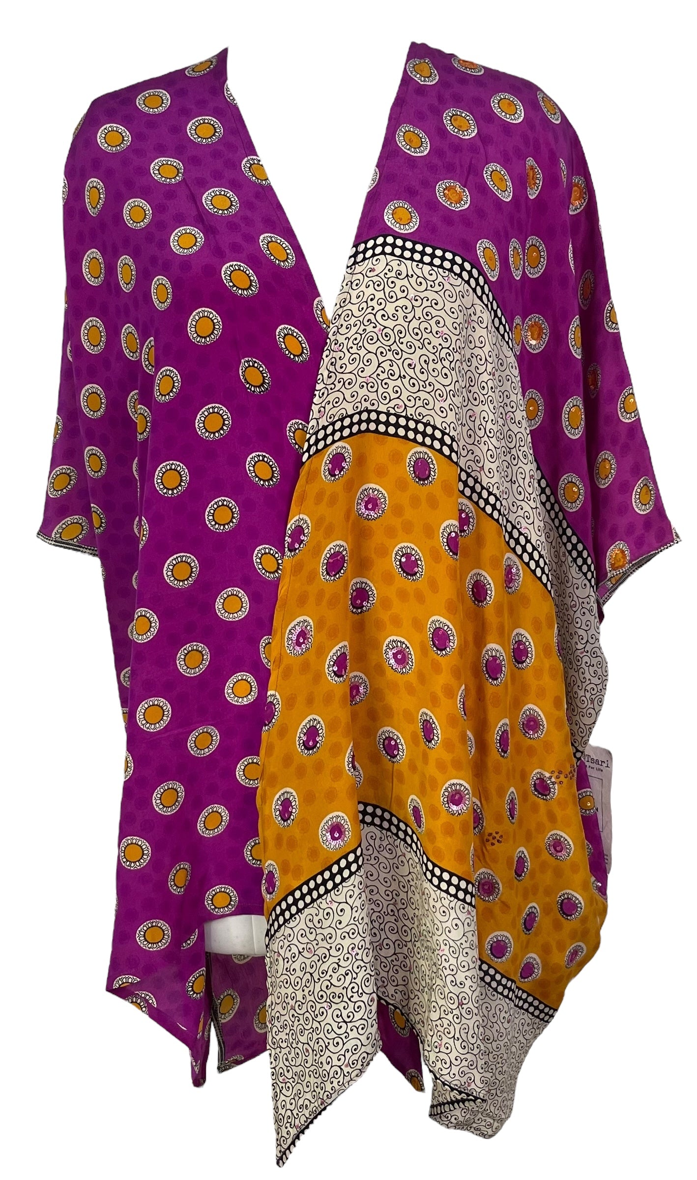 PRC6976 Avatar Pure Silk Cardigan