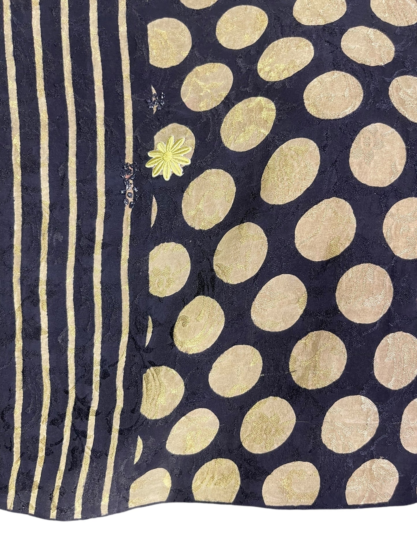 PRC6697 Avatar Pure Silk Kimono-Sleeved Top