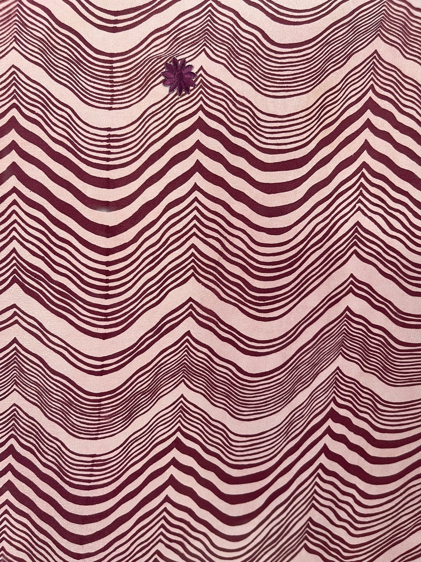 PRC6701 Avatar Pure Silk Kimono-Sleeved Top