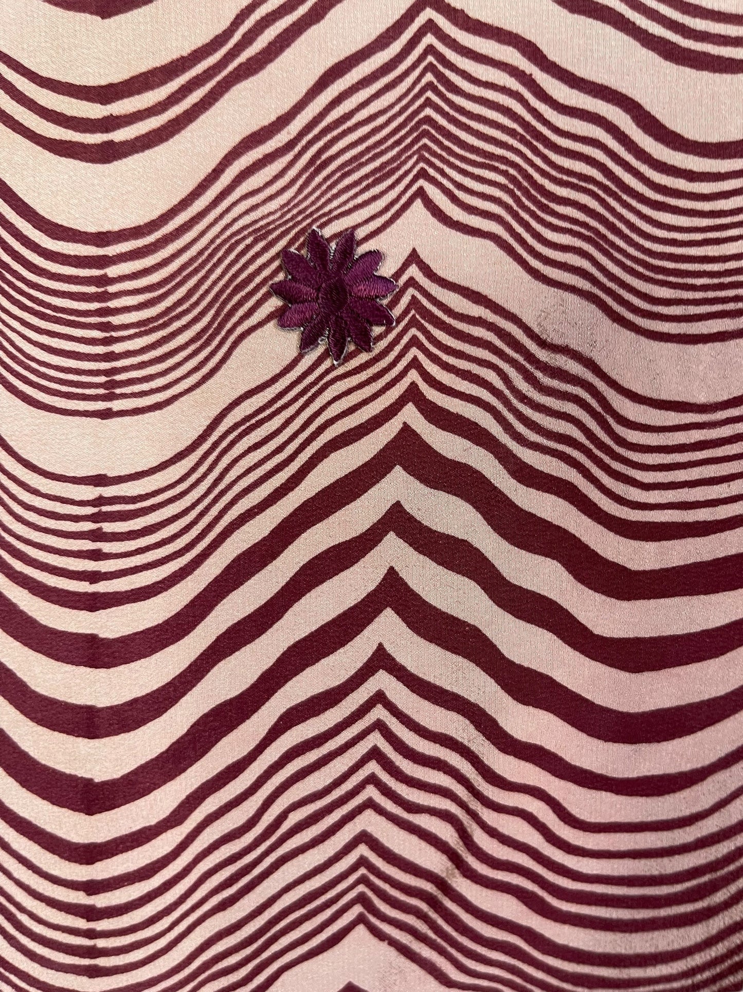 PRC6701 Avatar Pure Silk Kimono-Sleeved Top