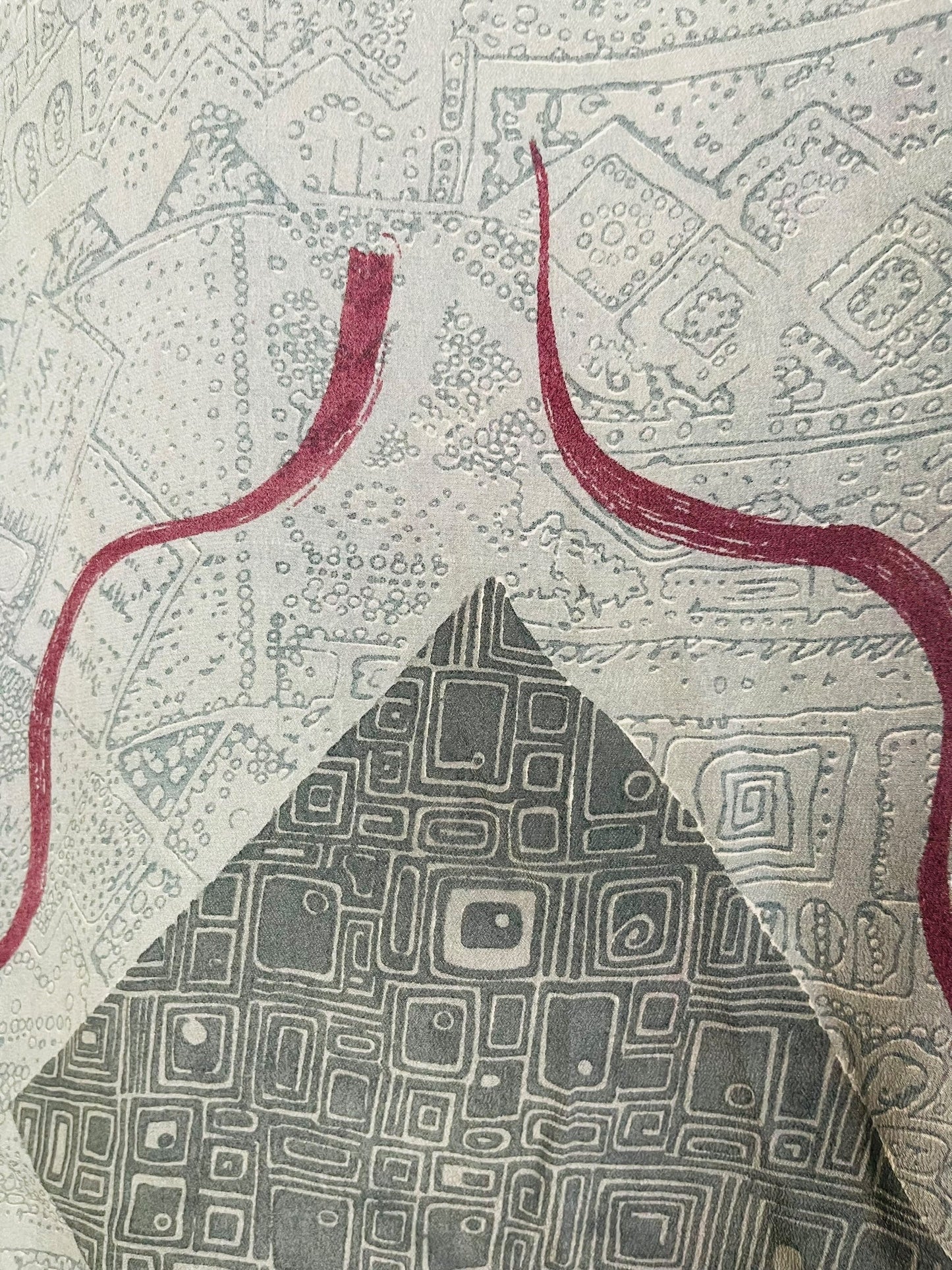 PRC6703 Avatar Pure Silk Side Slit Top