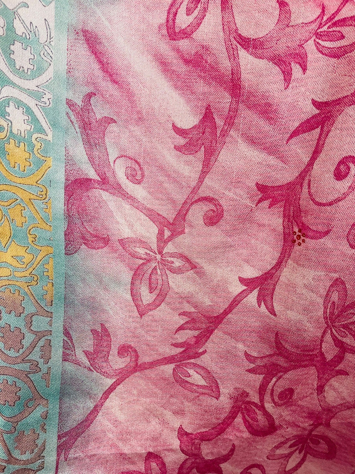 PRG7342B Sheer Avatar Pure Silk Midi Length Kaftan