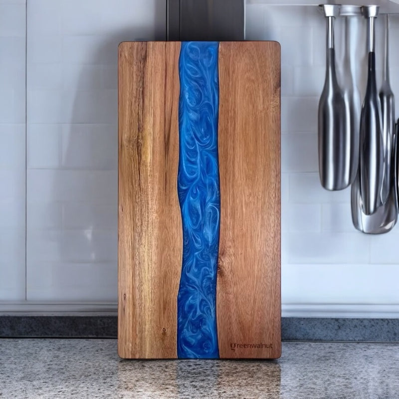 Large Acacia Resin Light Cutting Board | Charcuterie Board | Cheese Board