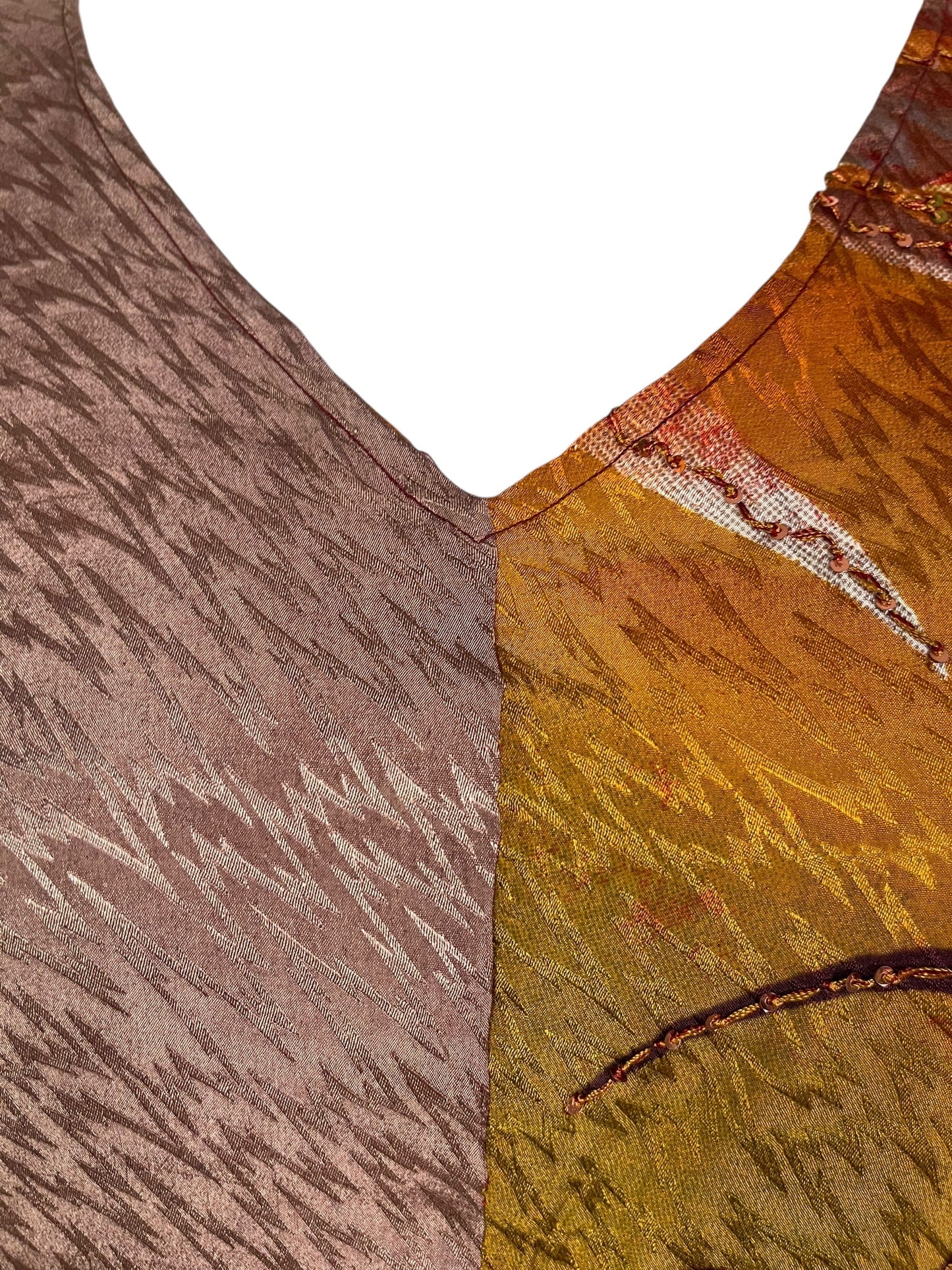 PRC6877 Avatar Pure Silk Waterfall Top