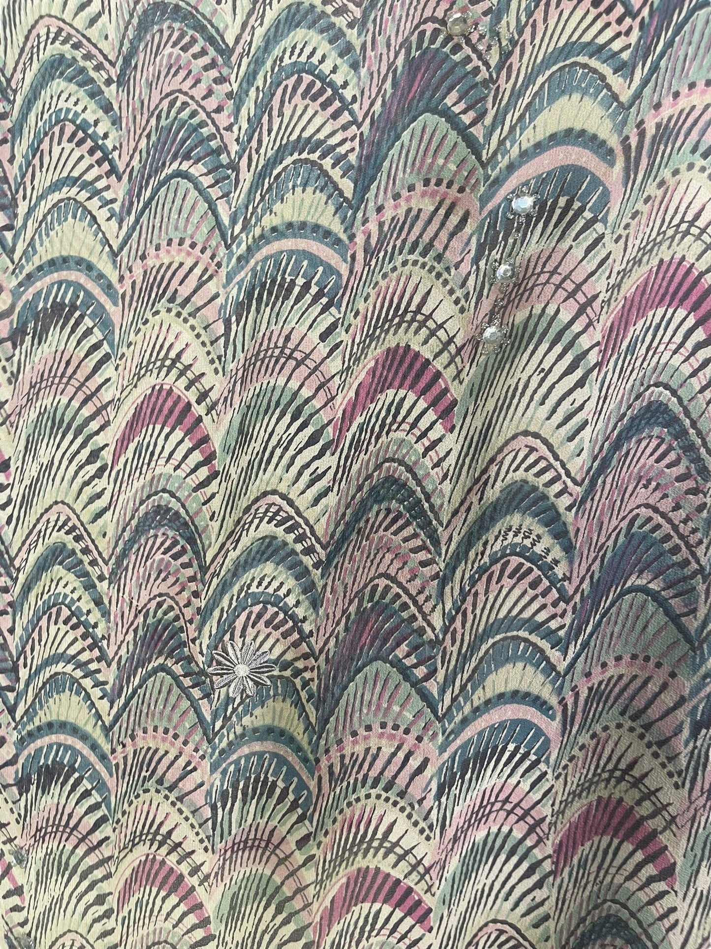 PRG7266 Sheer Avatar Pure Silk Capelet Poncho