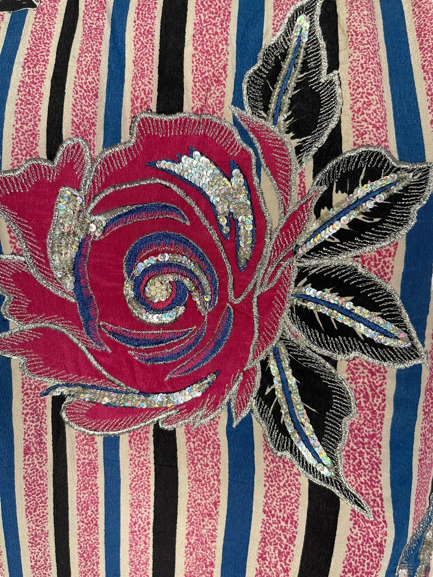 PRC6652 Avatar Pure Silk Side Slit Top