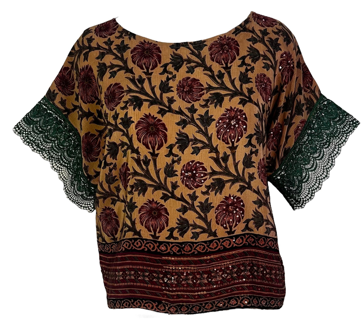 PRC6170 Avatar Pure Silk Boxy Top