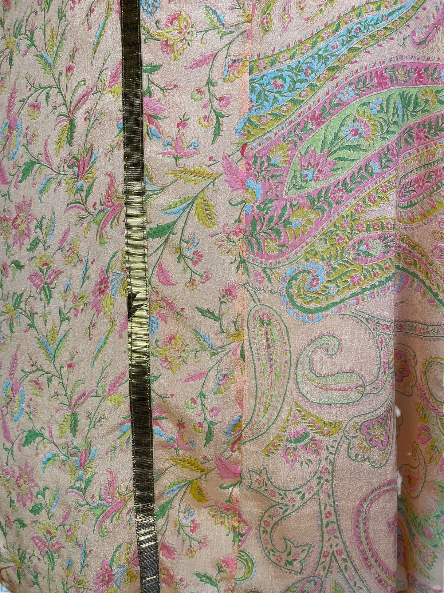 PCH6997 Very Sheer Avatar Pure Silk Waterfall Top