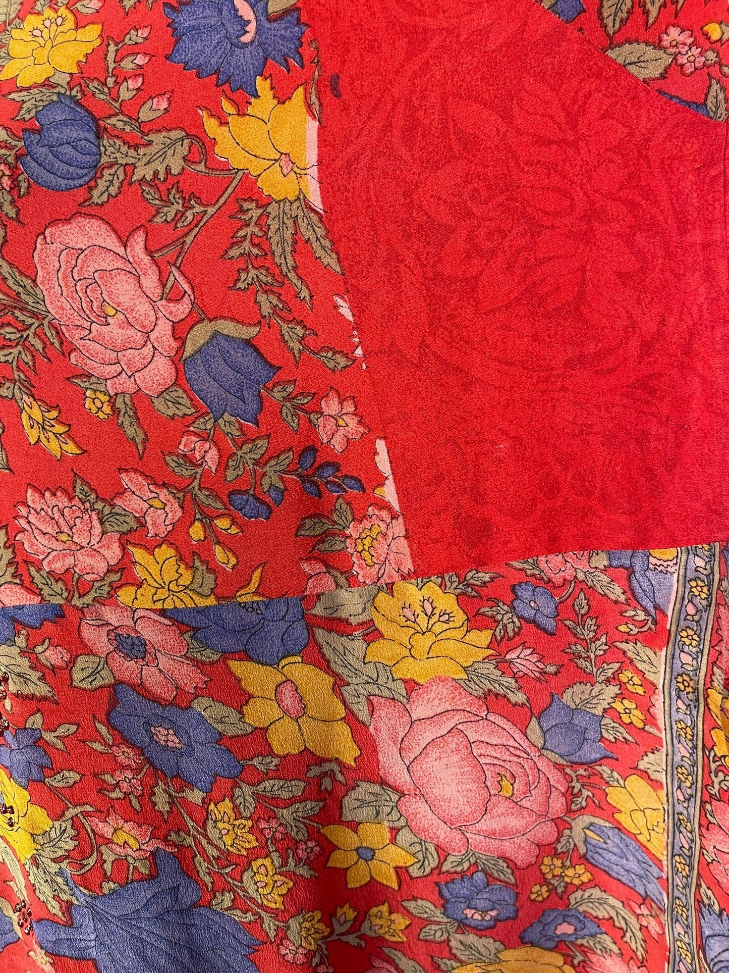 PRC7164 Avatar Pure Silk Sculptural Long Tunic Dress