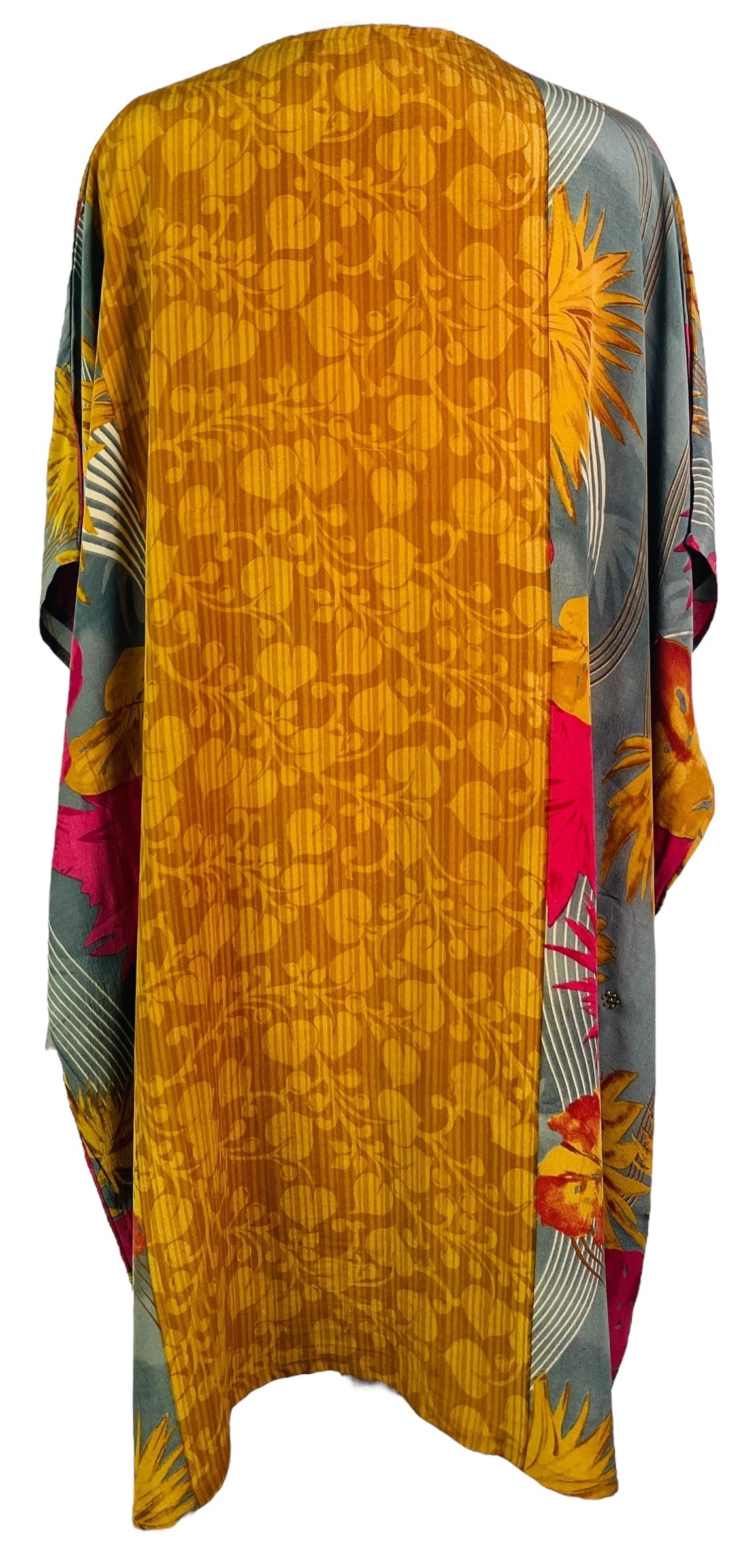 PRC7302 Avatar Pure Silk Midi Length Kaftan