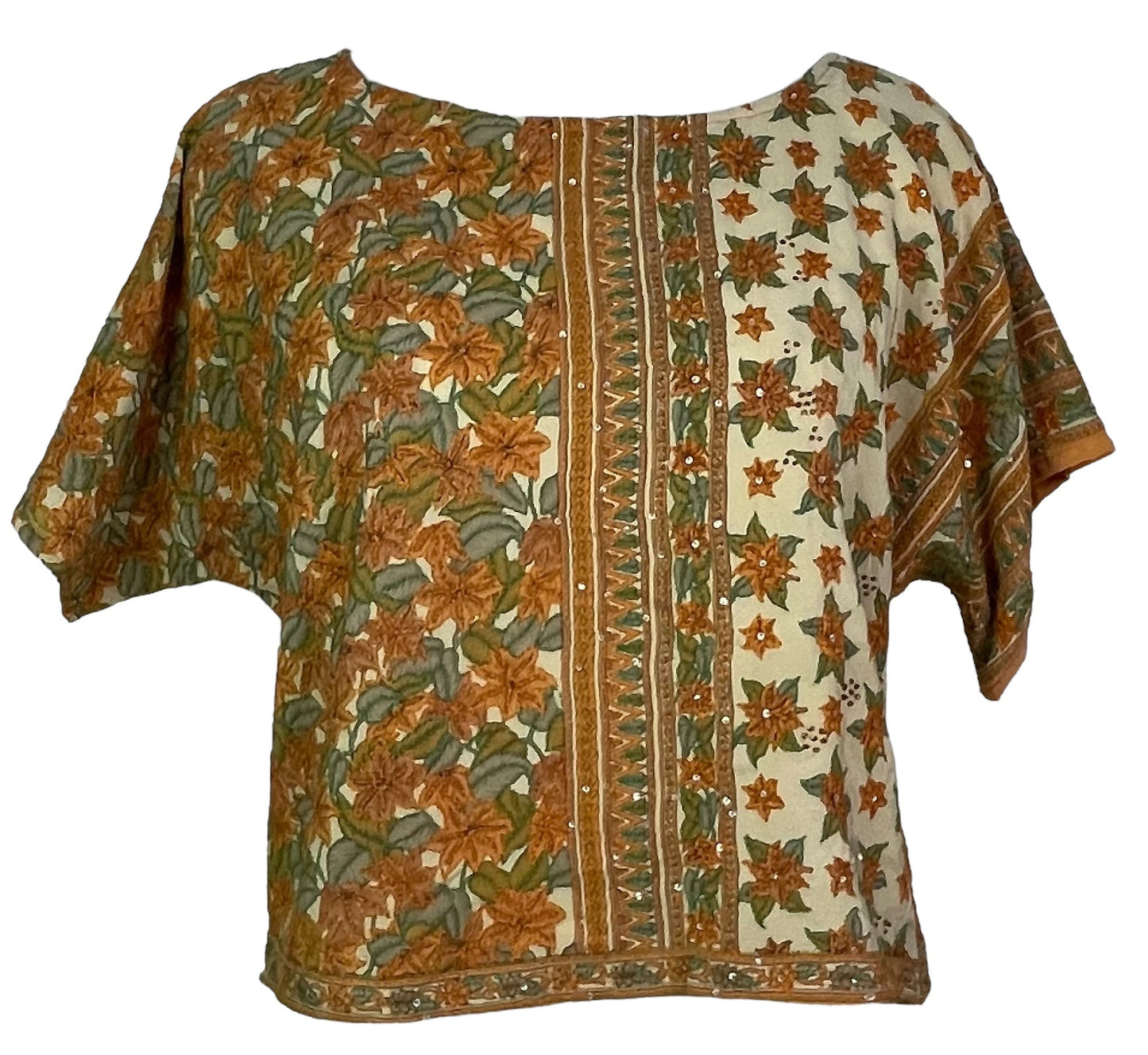PRC7472 Avatar Pure Silk Boxy Top