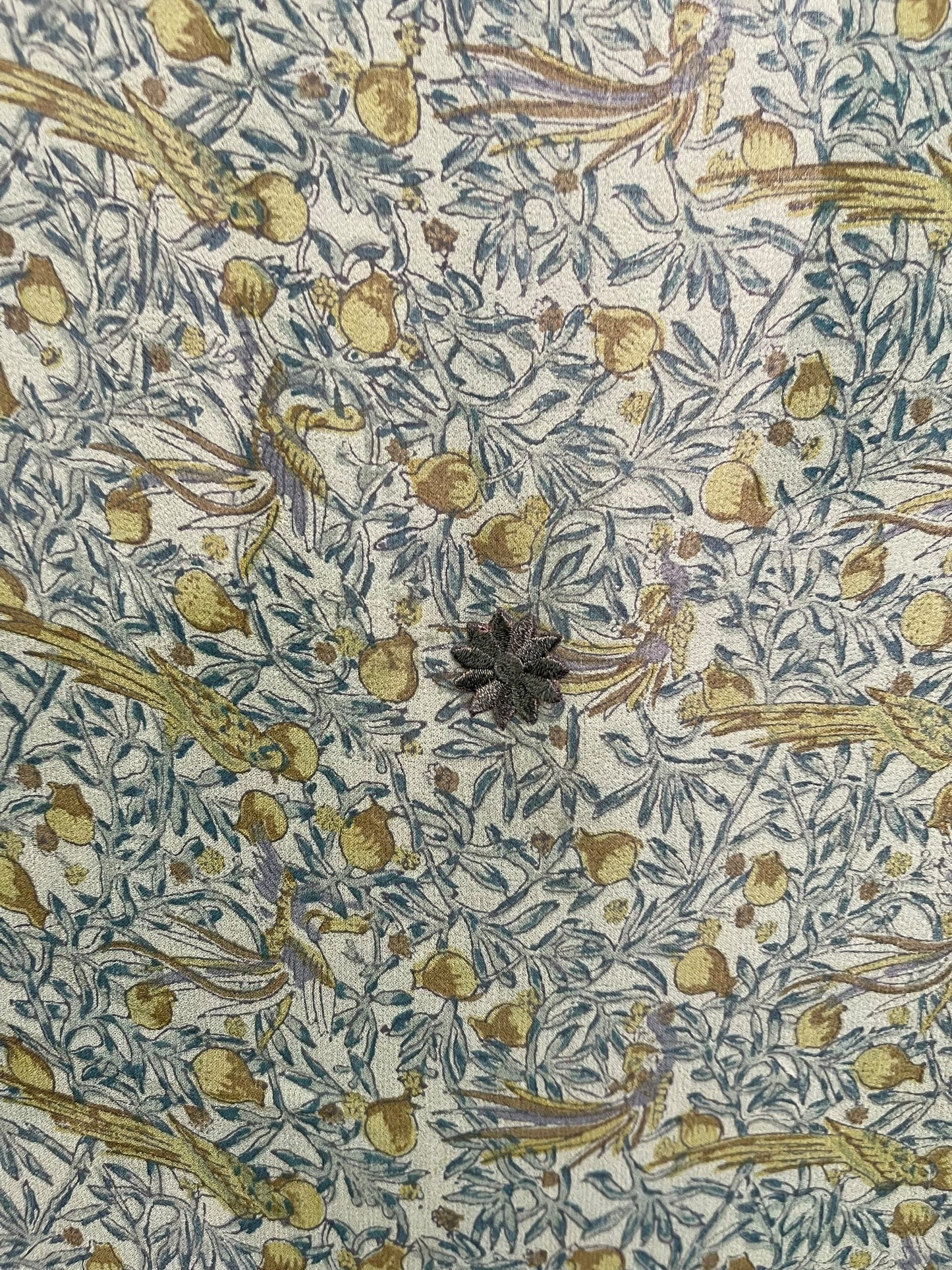 PRG7362 Sheer Avatar Pure Silk Midi Length Kaftan