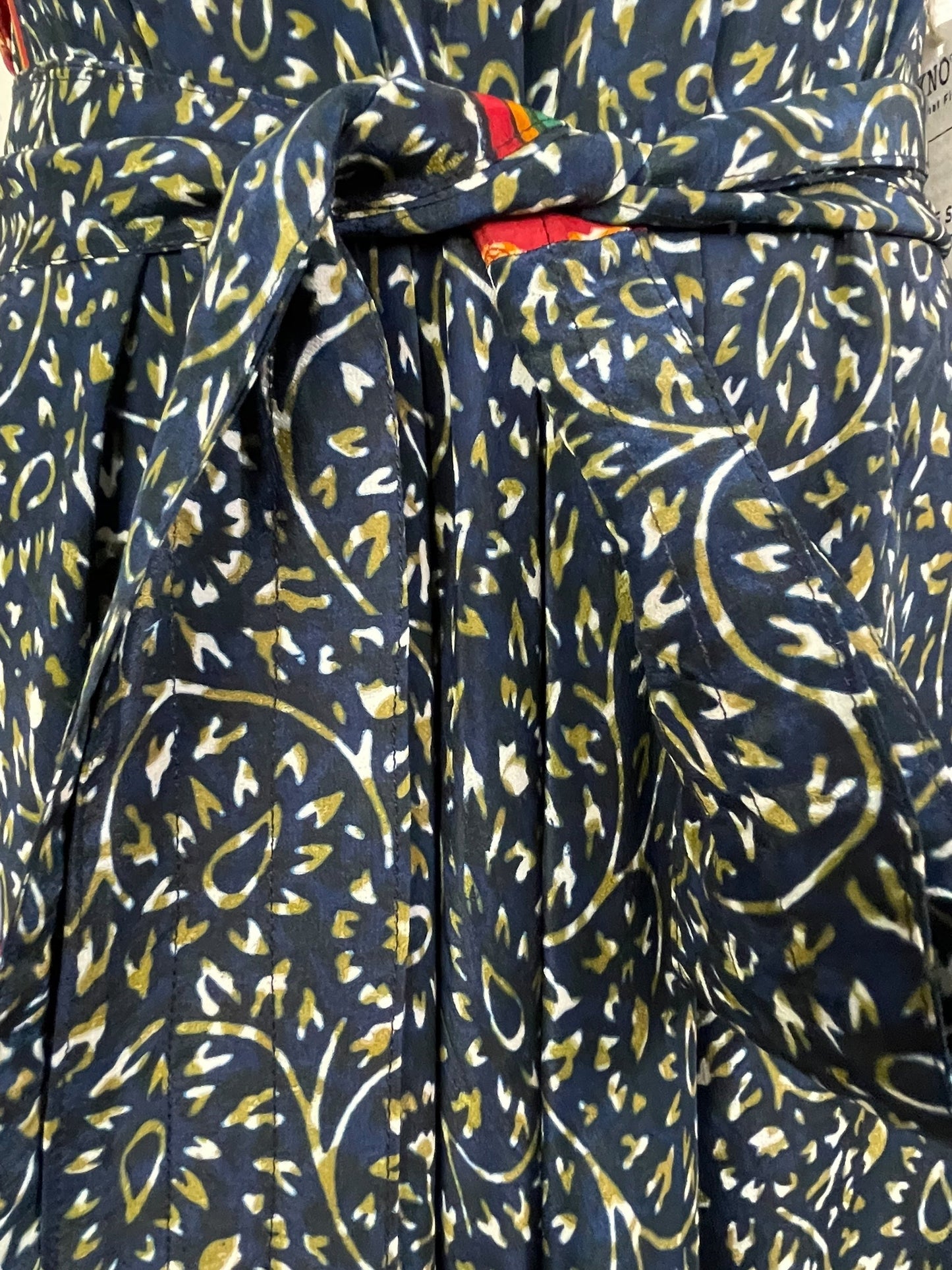 PRC7685 Avatar Pure Silk Maxi Dress with Belt