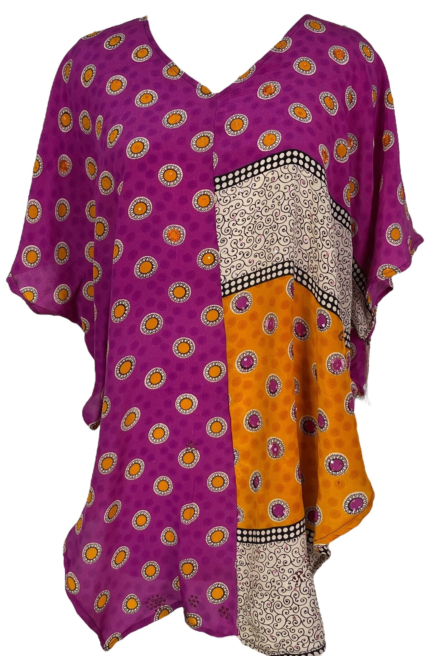 PRC6976 Avatar Pure Silk Waterfall Top