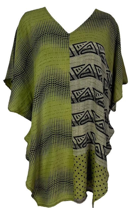 PRC6863 Avatar Pure Silk Waterfall Top