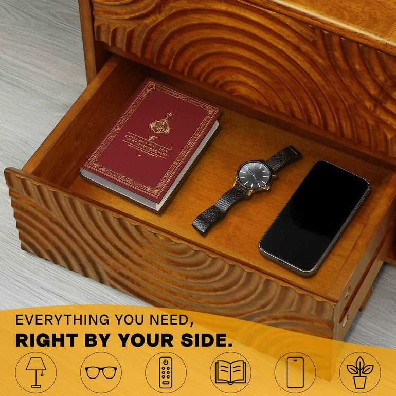 Harmony Nightstand with 2 Drawers