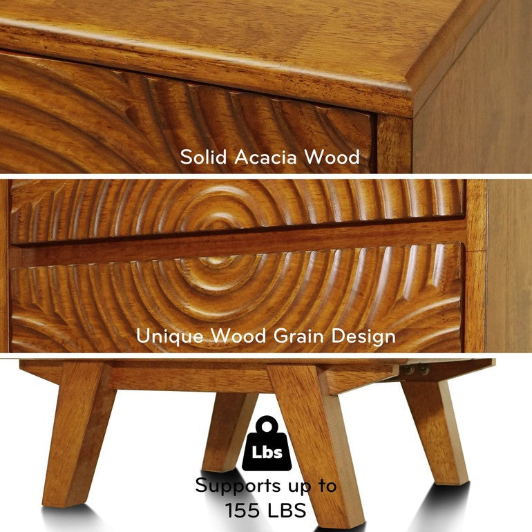 Harmony Nightstand with 2 Drawers