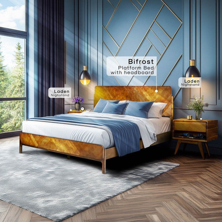 Laden Nightstand with drawer