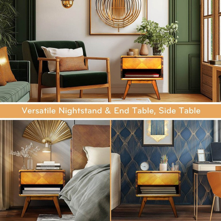 Laden Nightstand with drawer