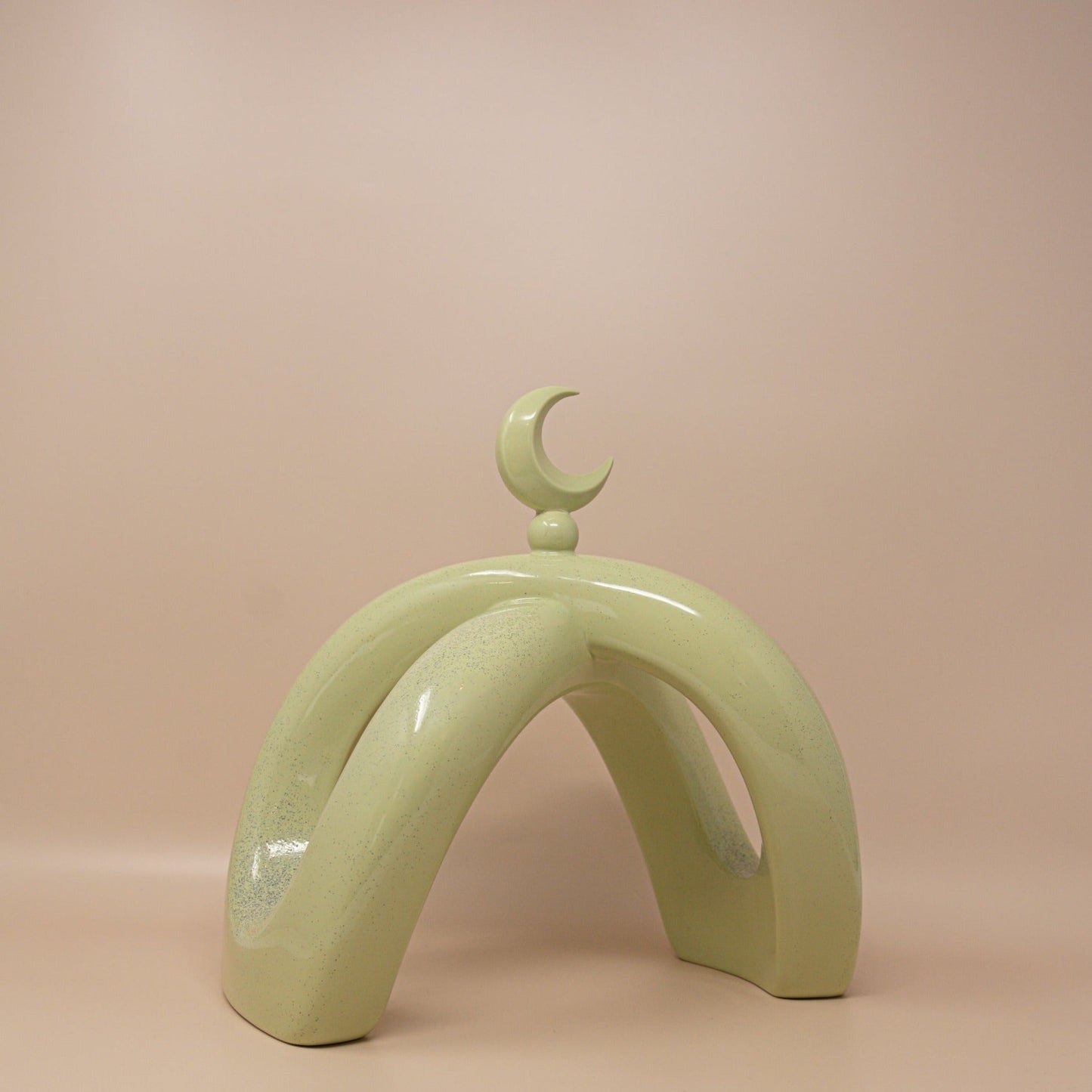 Crescent Knot Sculpture: Pistachio