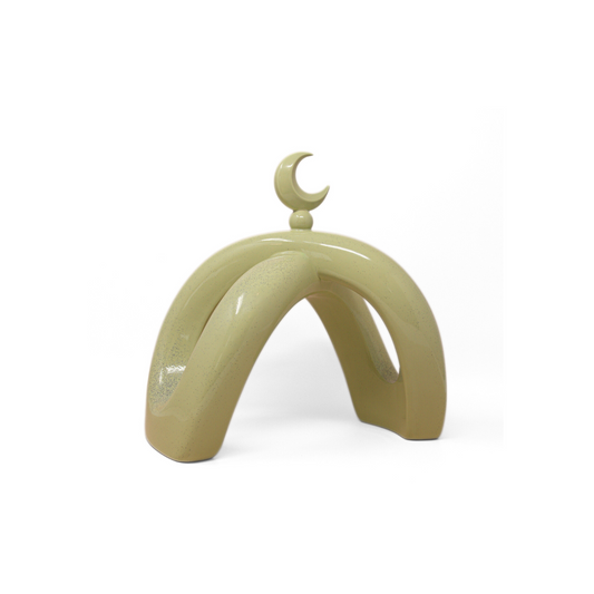 Crescent Knot Sculpture: Pistachio