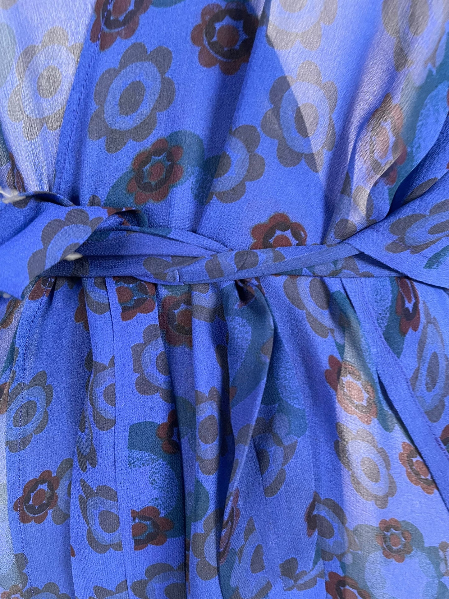 PRG6438 Sheer Avatar Pure Silk Kimono-Sleeved Jacket with Belt