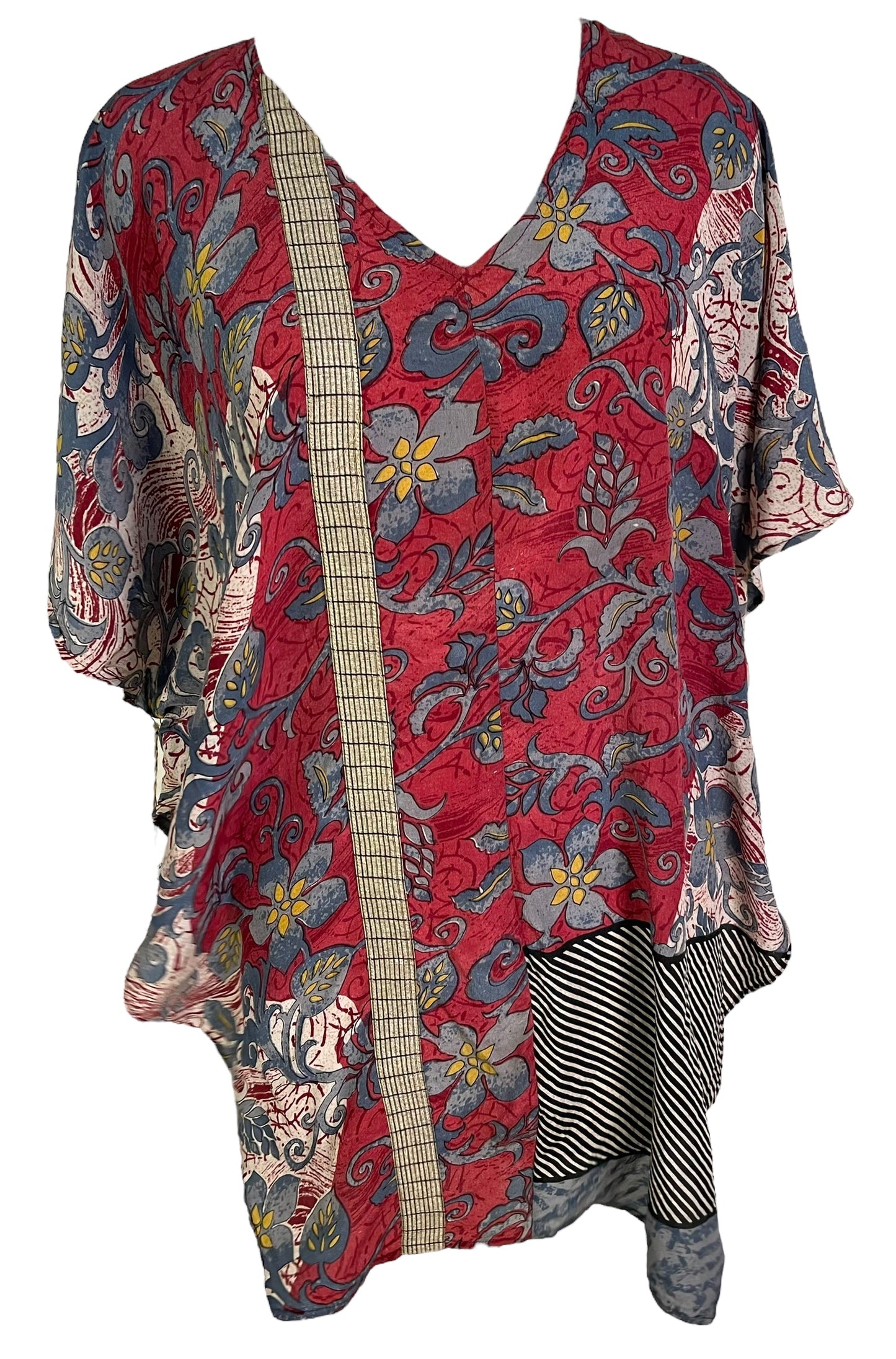 PRC6686 Avatar Pure Silk Waterfall Top
