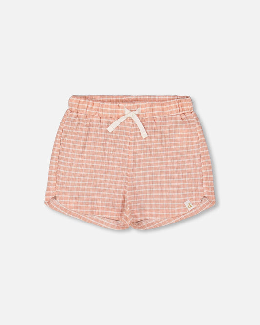 Crinkle Short Light Old Pink