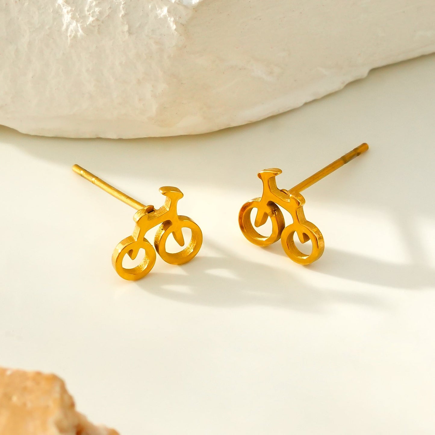RIDER: Cyclist & Biker Stud Earrings – Celebrate Your Passion for Two Wheels