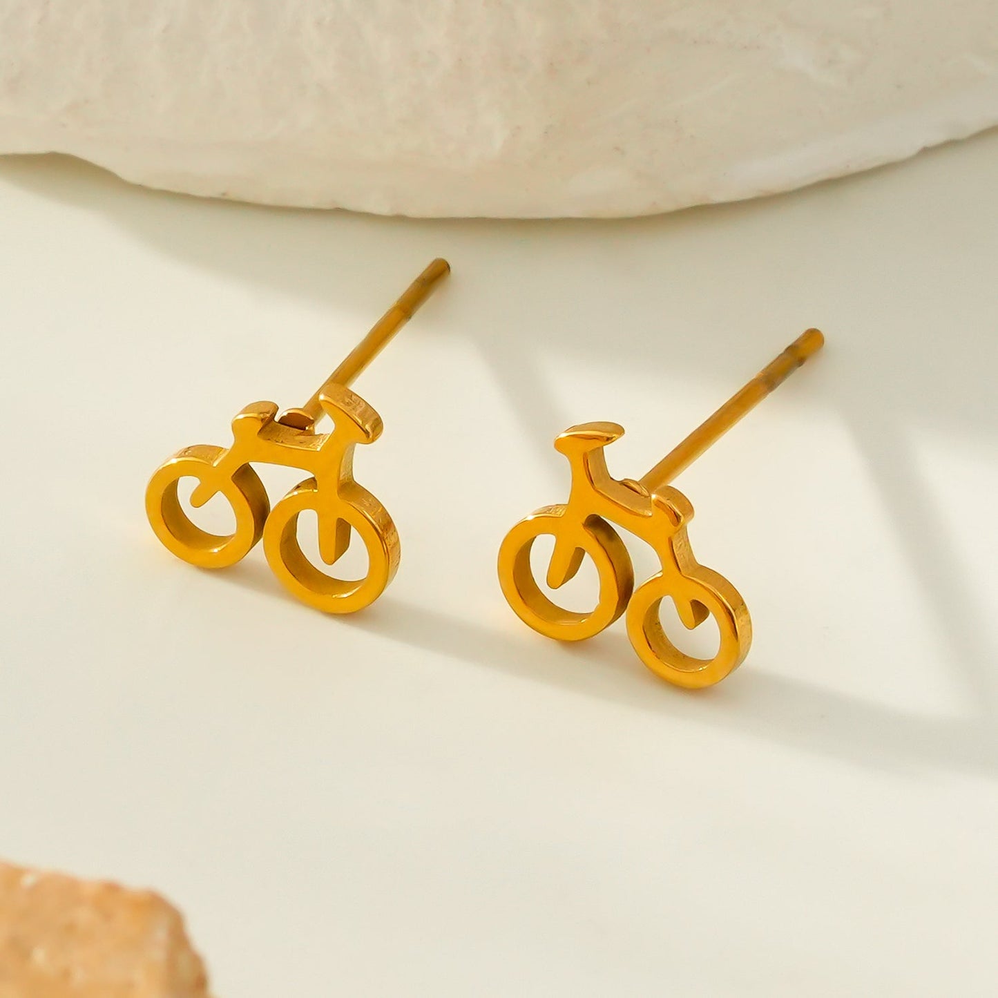 RIDER: Cyclist & Biker Stud Earrings – Celebrate Your Passion for Two Wheels