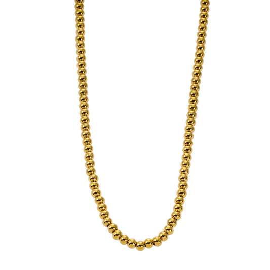 RIKKO: Ball-Beads Contemporary Chain Necklace