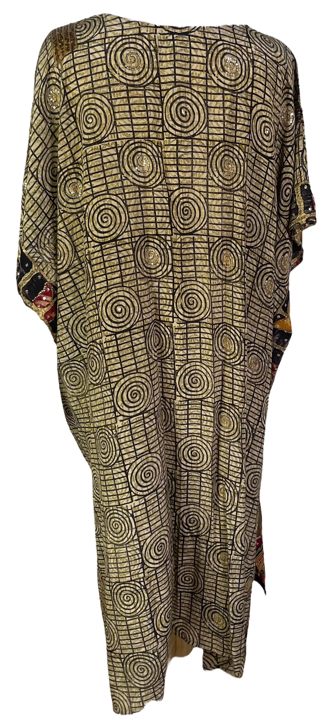 PRC6760 Avatar Pure Silk Maxi Kaftan