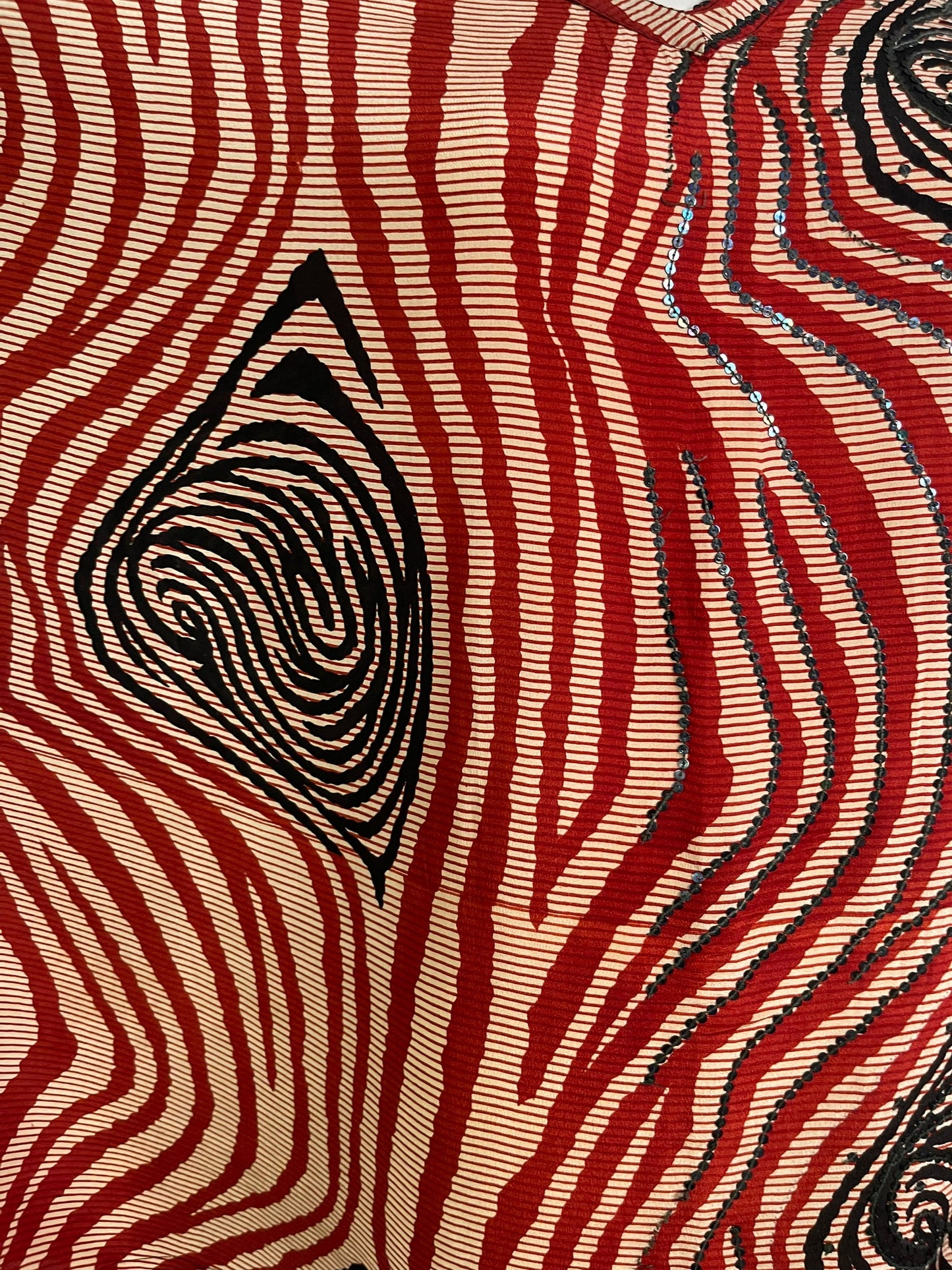 PRC6467 Avatar Pure Silk Long Tunic with Side Ties