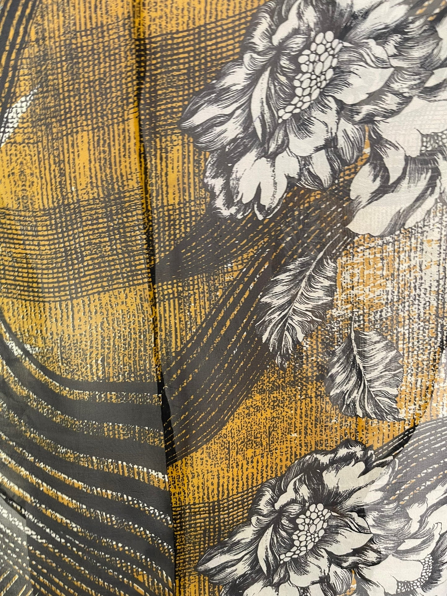 PRG6304 Sheer Avatar Pure Silk Waterfall Top