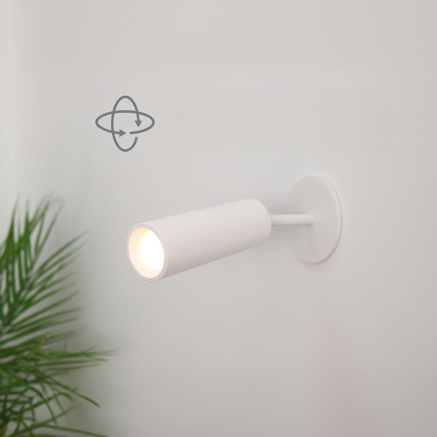 Roll<br> Wall-Mounted Rechargeable Lamp