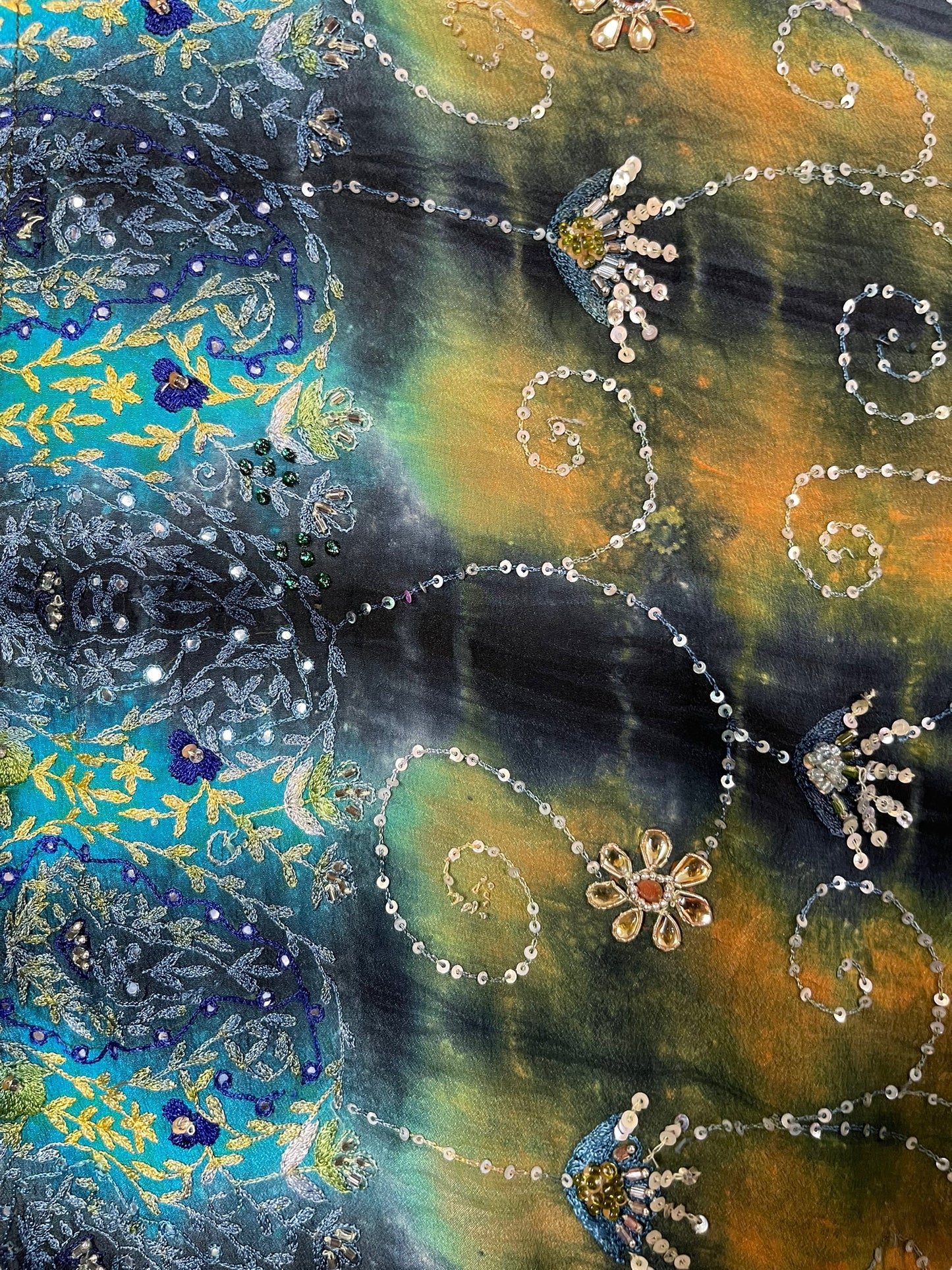 PRC6394 Avatar Pure Silk Maxi Kaftan