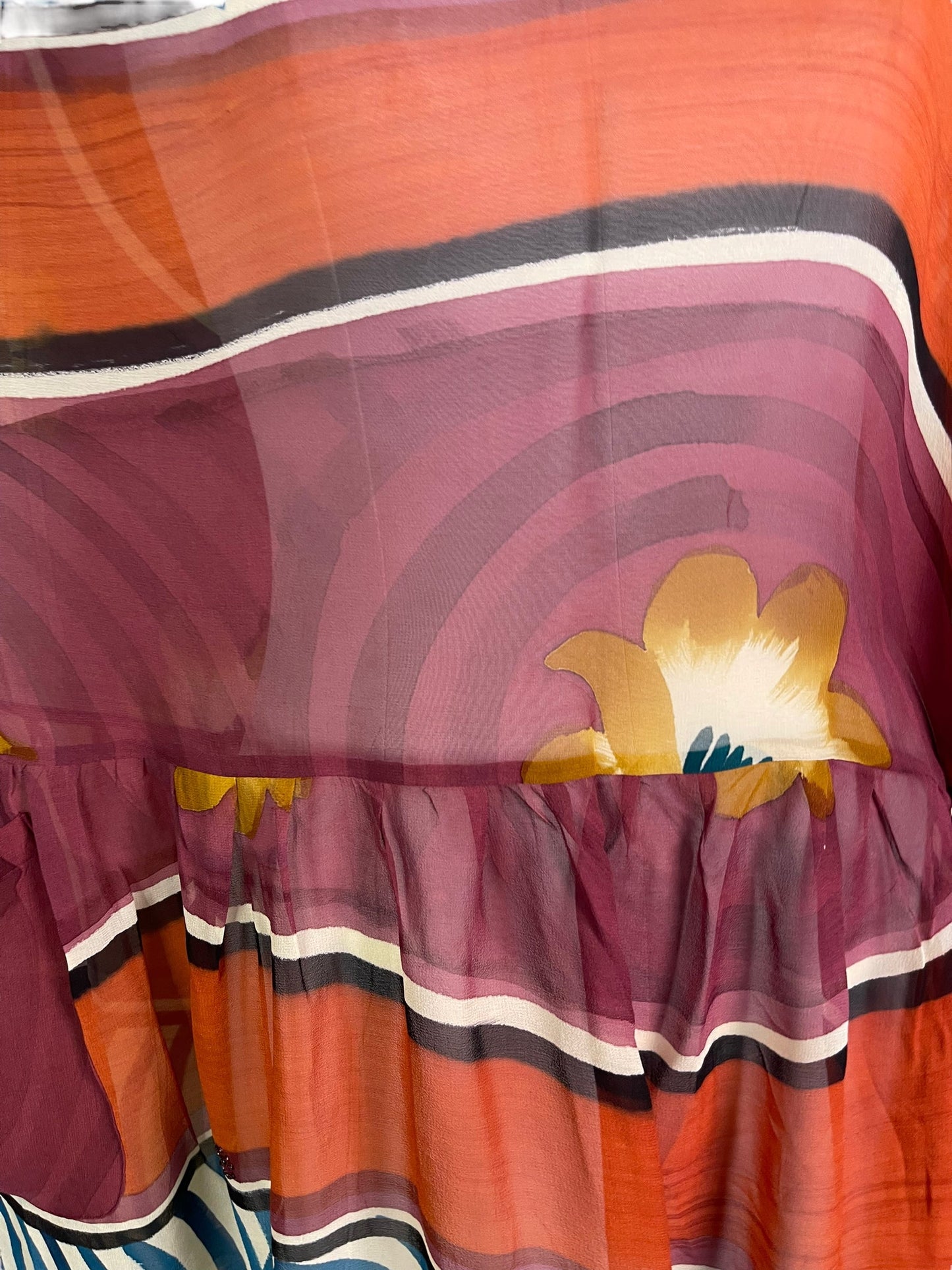 PRG6334 Sheer Avatar Pure Silk Boxy Babydoll Dress