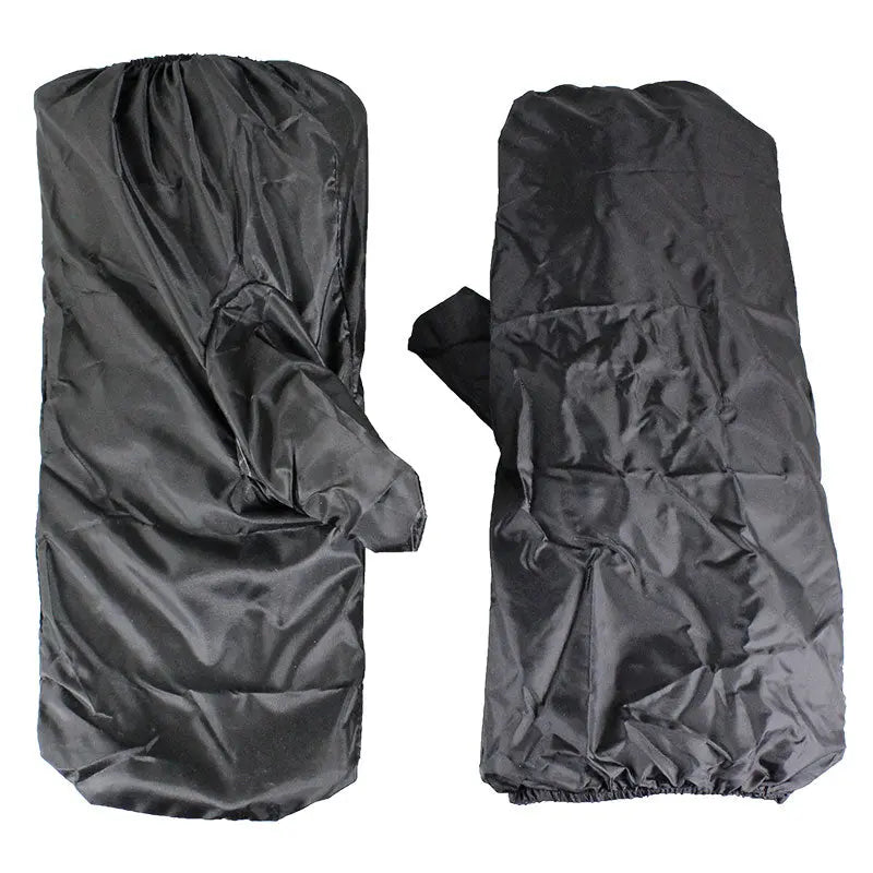 Open Road Men's Leather Motorcycle Gloves w/ Rain Cover