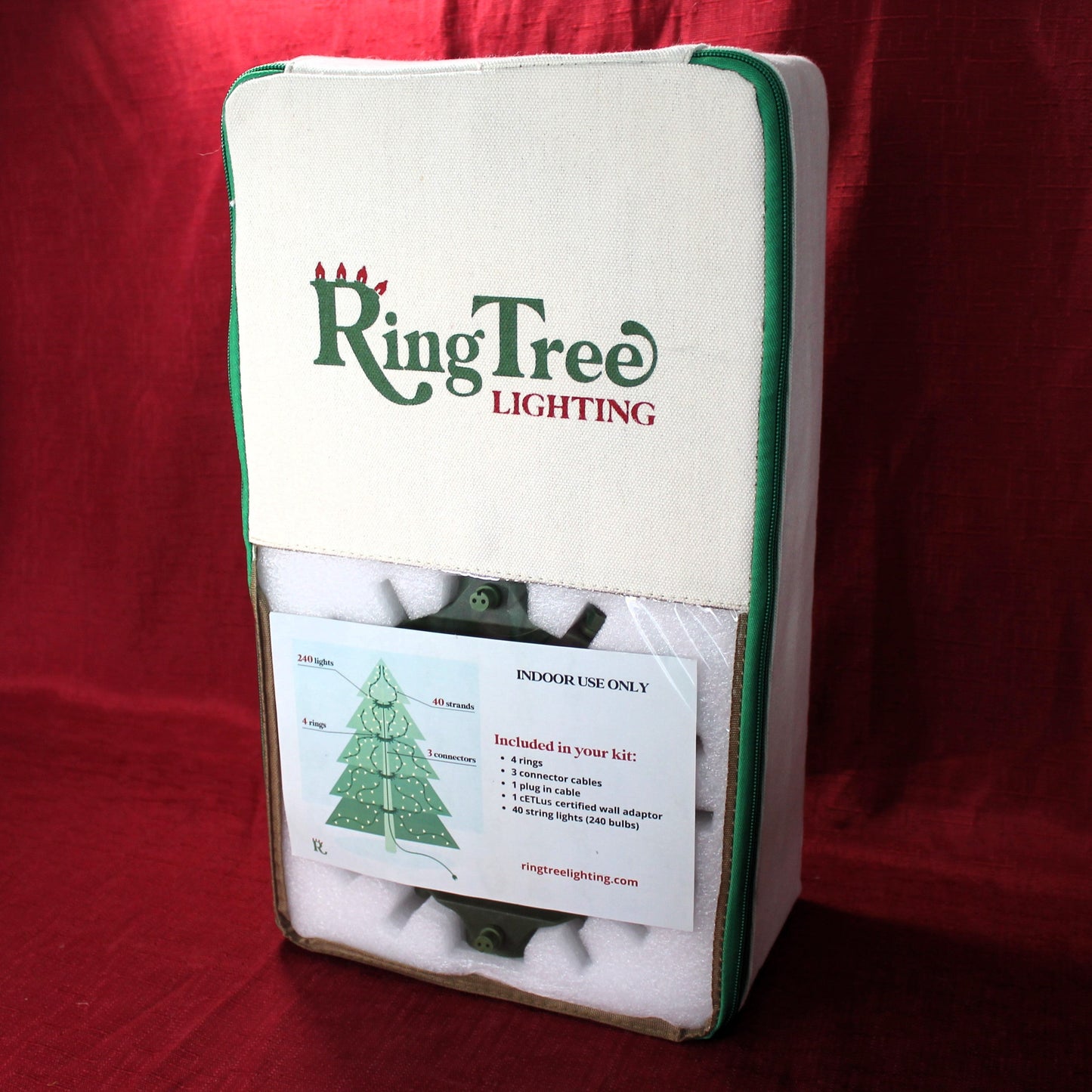 RingTree Kit: 240 White Lights