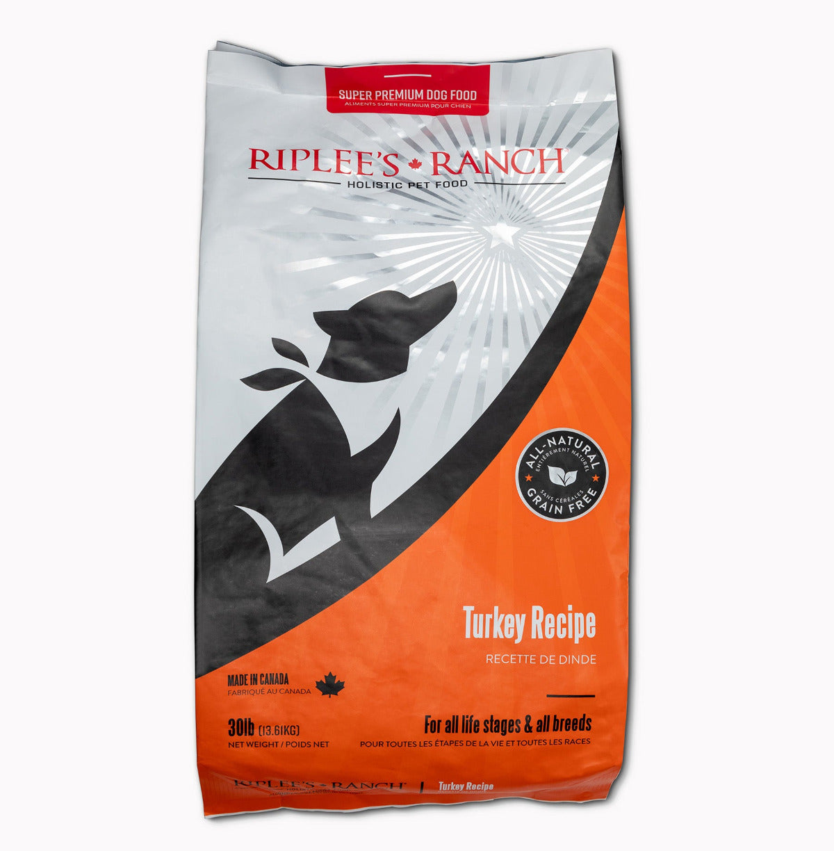 Turkey Recipe Dog Food - 30lb Bag