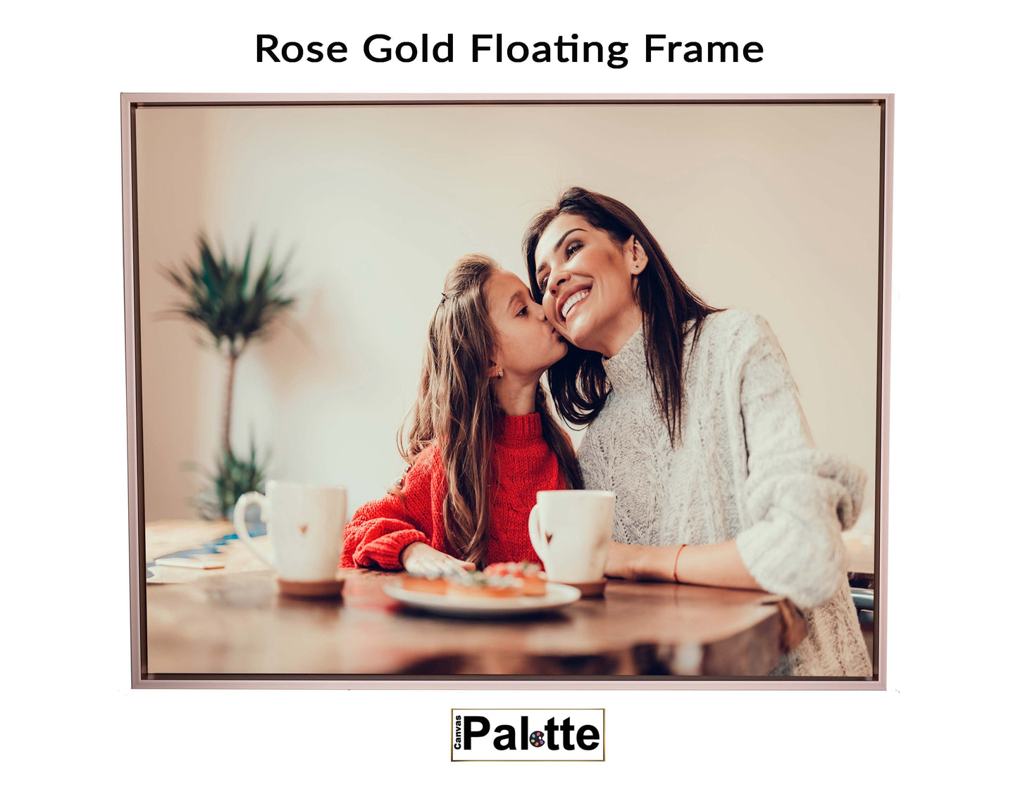 Floating Frame Rose Gold