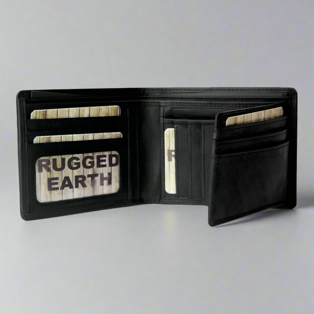 Rugged Earth Men's Bifold Leather Wallet