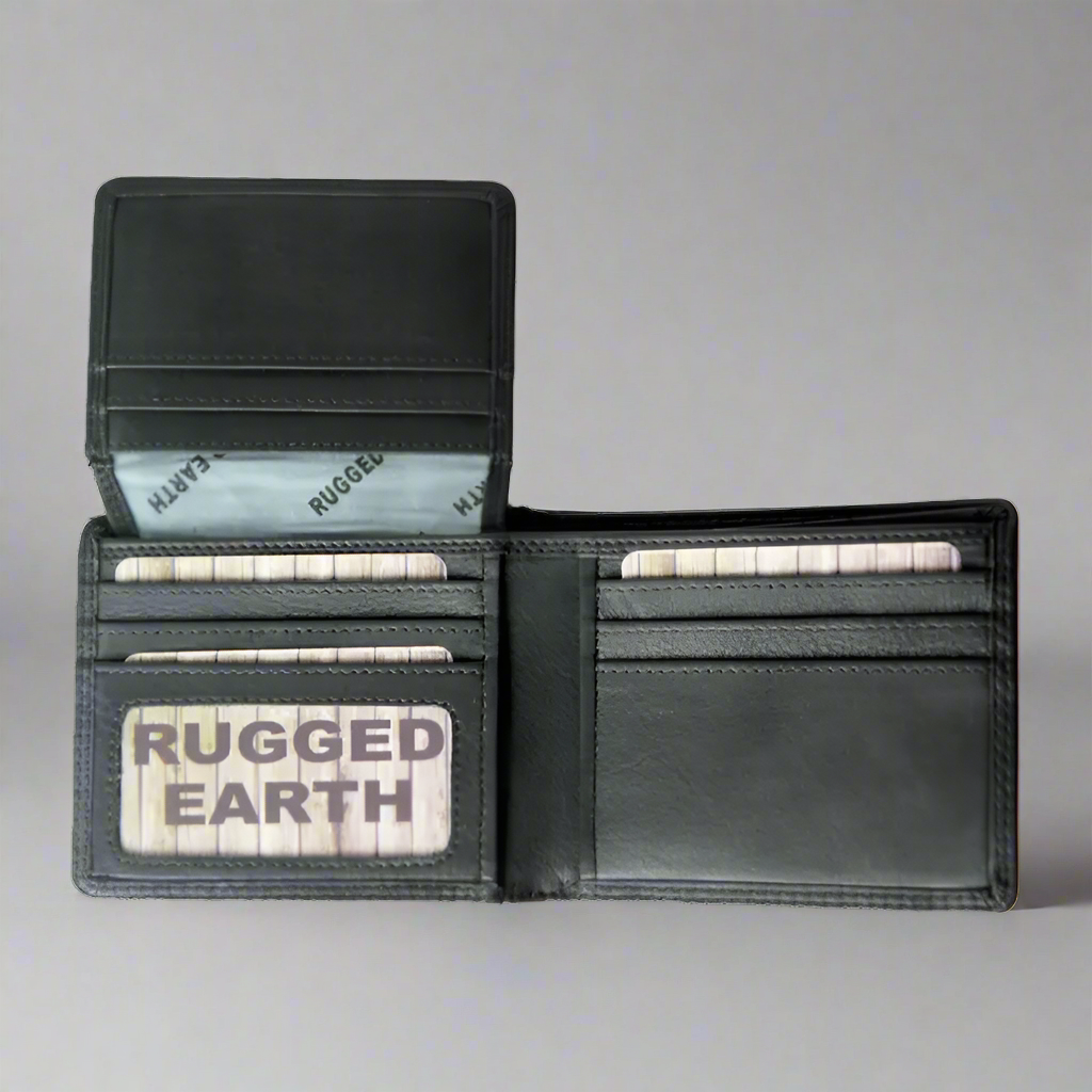Rugged Earth Men's Bifold Leather Wallet