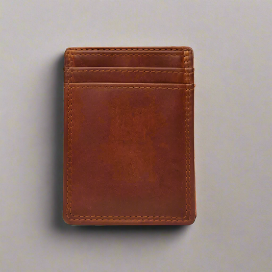 Rugged Earth Men's Leather Money Clip Wallet