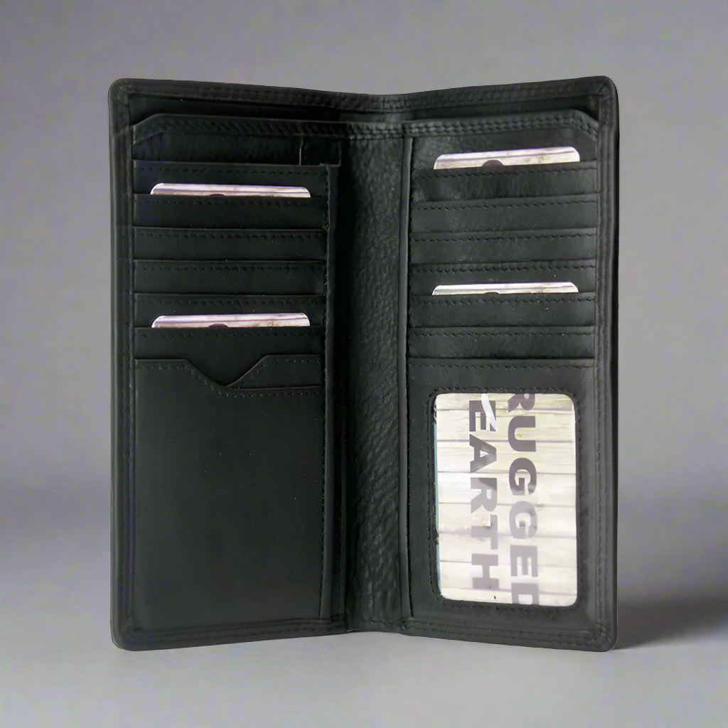 Rugged Earth Men's Tall Leather Wallet