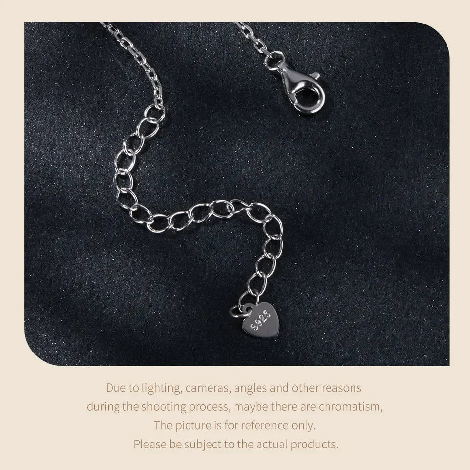 Dazzling 1ct Moissanite Sterling Silver Pendant Necklace