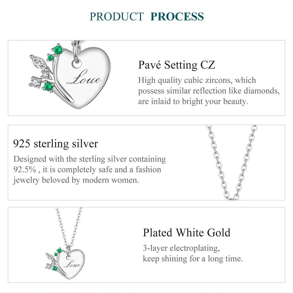 925 Sterling Silver Tree of Life Necklace for Women - Elegant & Meaningful