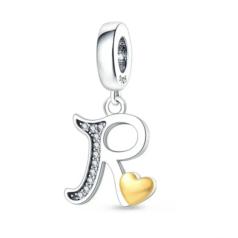 Spell It Out with Style: Alphabet Charms for Bracelets (925 Silver)