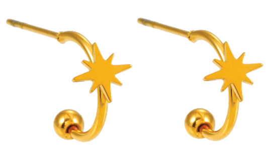 SALAMANCA - Star Symbol Mini Hoops